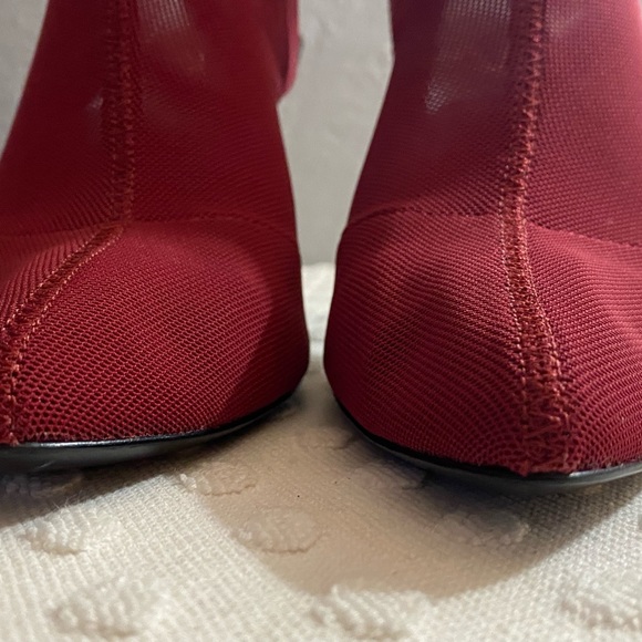 RARE!Vince Camuto Burgundy fabric slingback mule.SAMPLE Not on the retail market - Picture 11 of 16